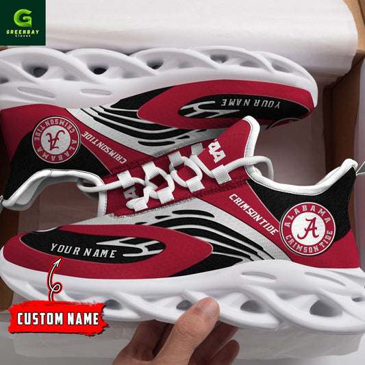 Ideafootwear Alabama Crimson Tide Max Soul Shoes Sneakers For Men And Women