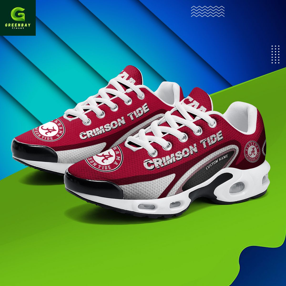 Ideafootwear Alabama Crimson Tide TN Shoes Sneakers For Men And Women