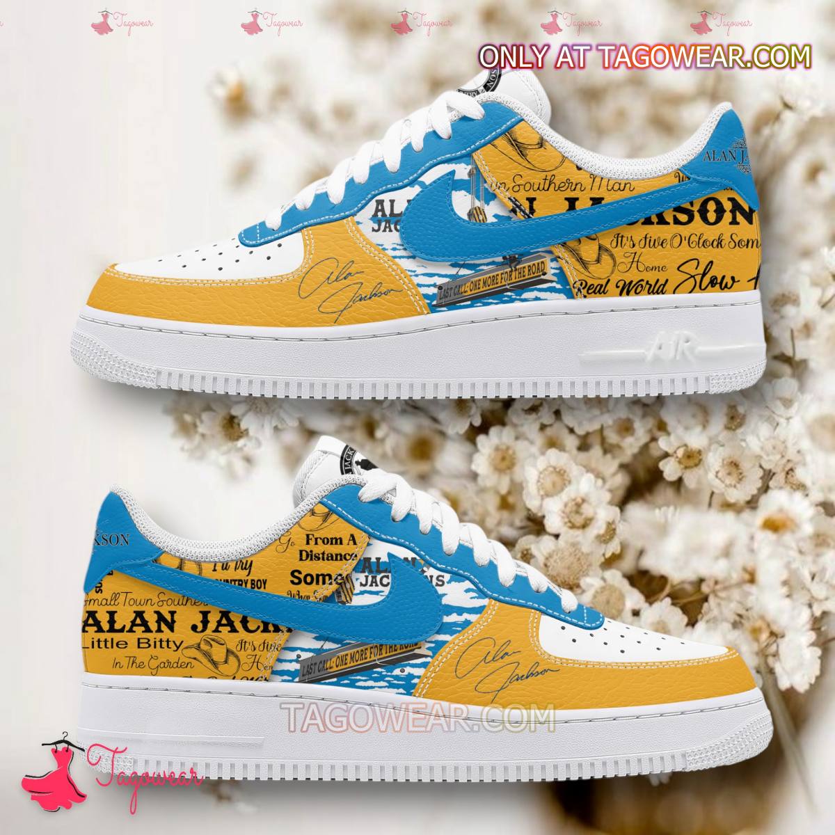 Ideafootwear Alan Jackson Air Low-Top Sneakers Shoes For Men And Women 1