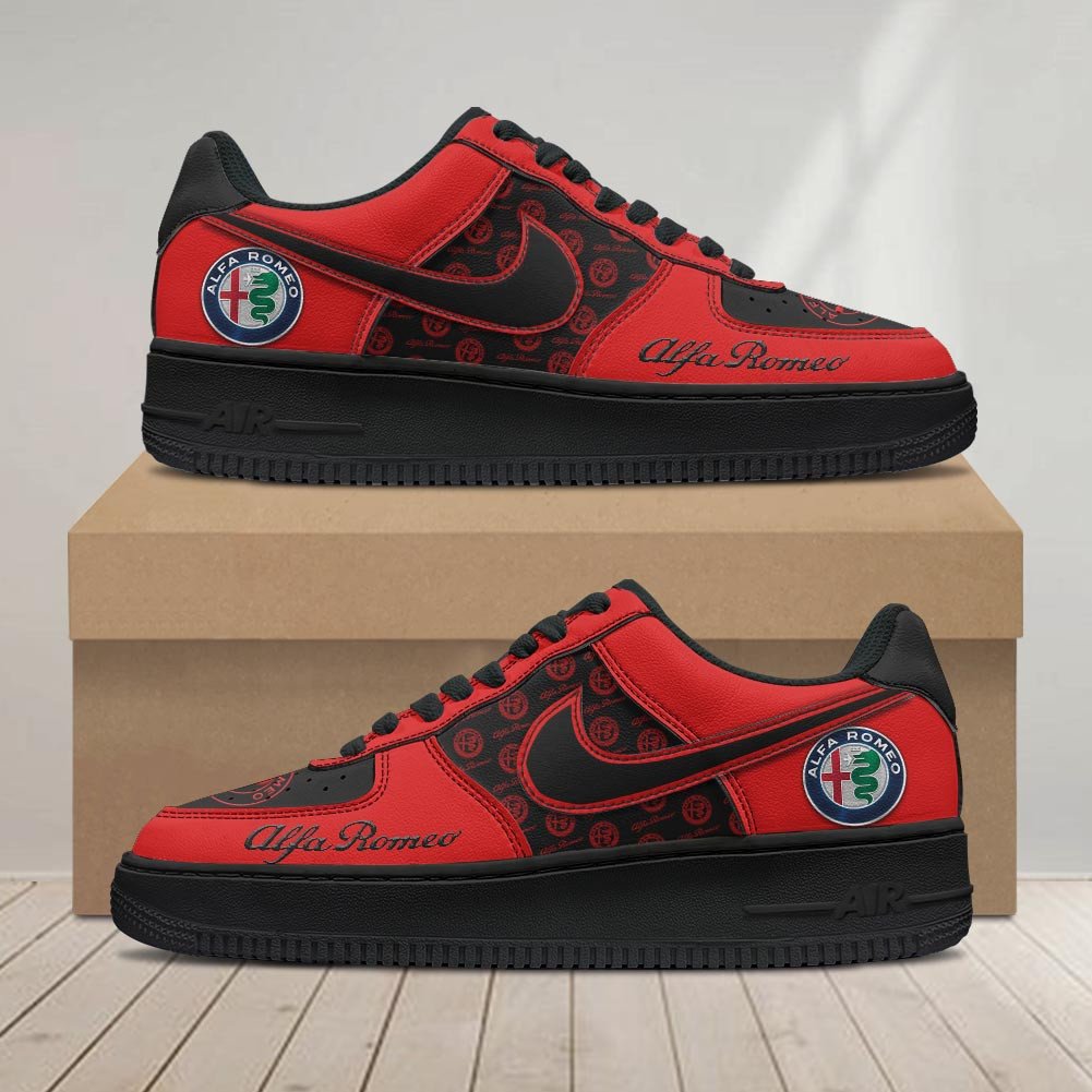 Ideafootwear Alfa Romeo Air Low-Top Sneakers Shoes For Men And Women 1