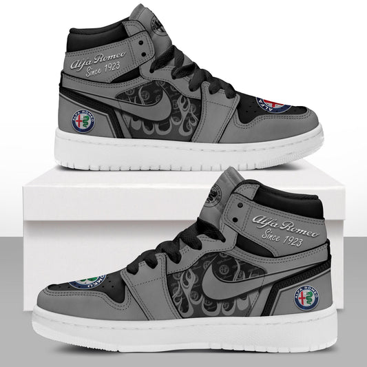Ideafootwear Alfa Romeo AJ1 High Sneakers Shoes For Men And Women