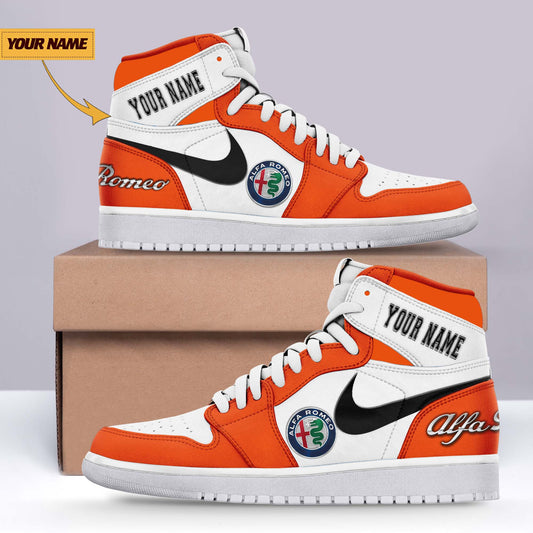 Ideafootwear Alfa Romeo AJ1 High Sneakers Shoes For Men And Women