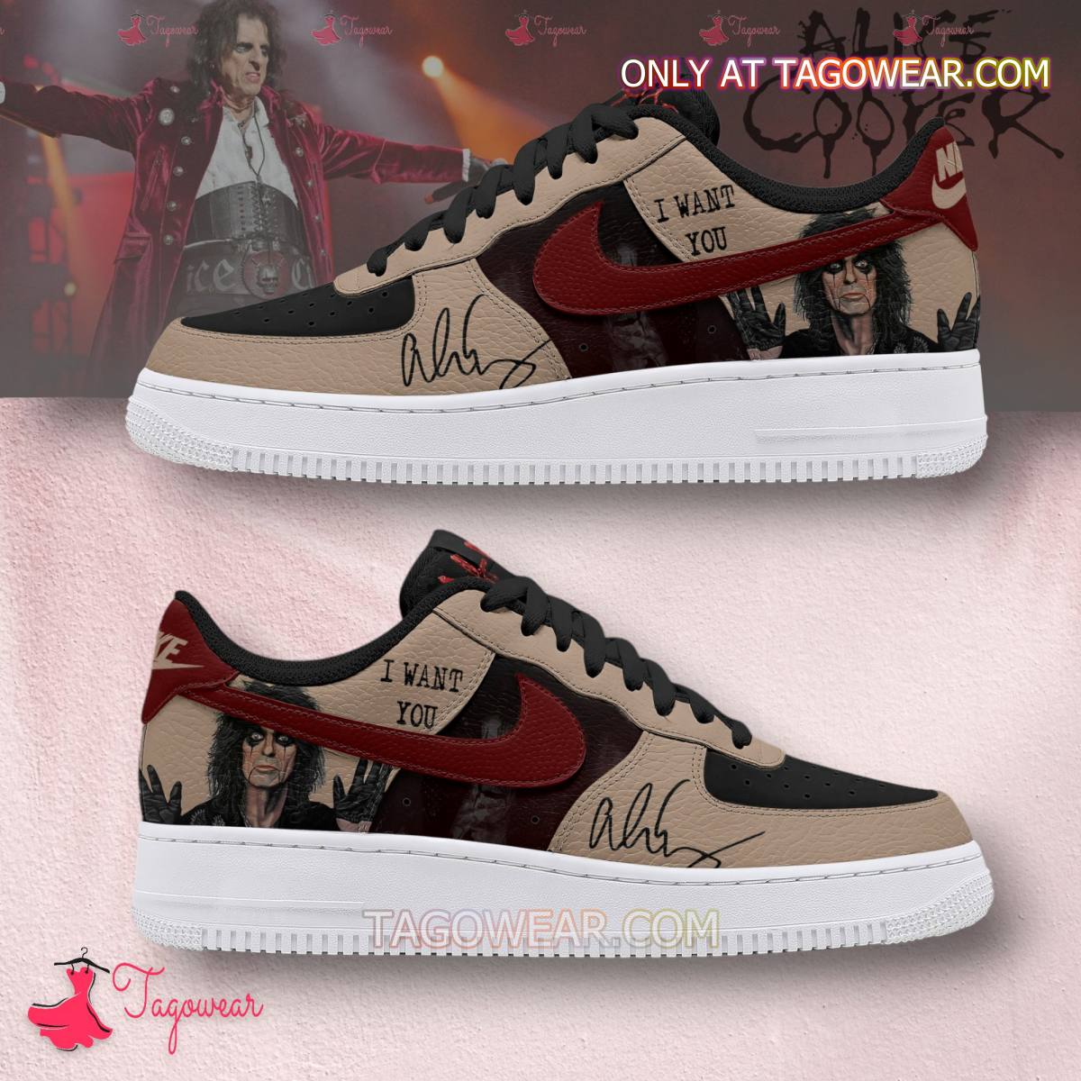 Ideafootwear Alice Cooper Air Low-Top Sneakers Shoes For Men And Women 1