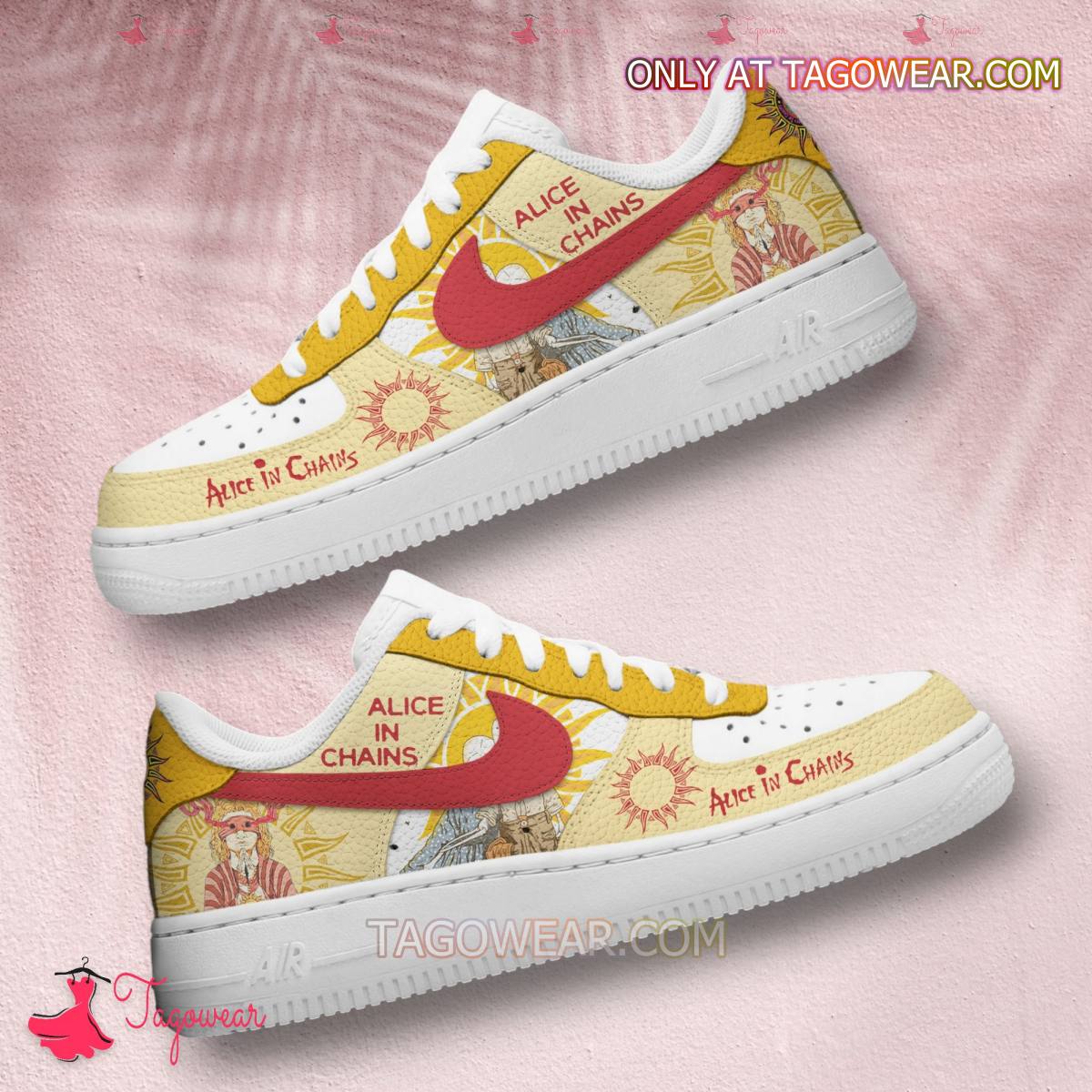 Ideafootwear Alice In Chains Air Low-Top Sneakers Shoes For Men And Women 2