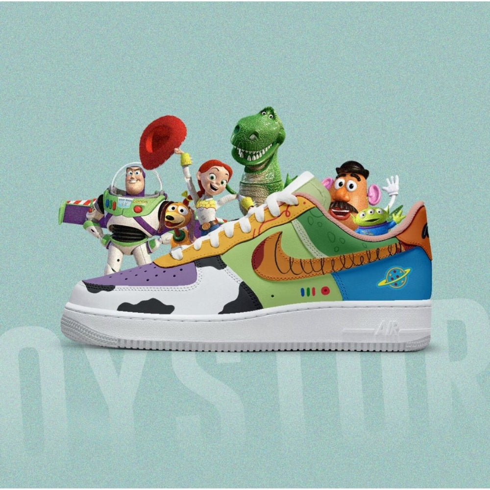 Ideafootwear ALL Toy Story Air Low-Top Sneakers Shoes For Men And Women 1