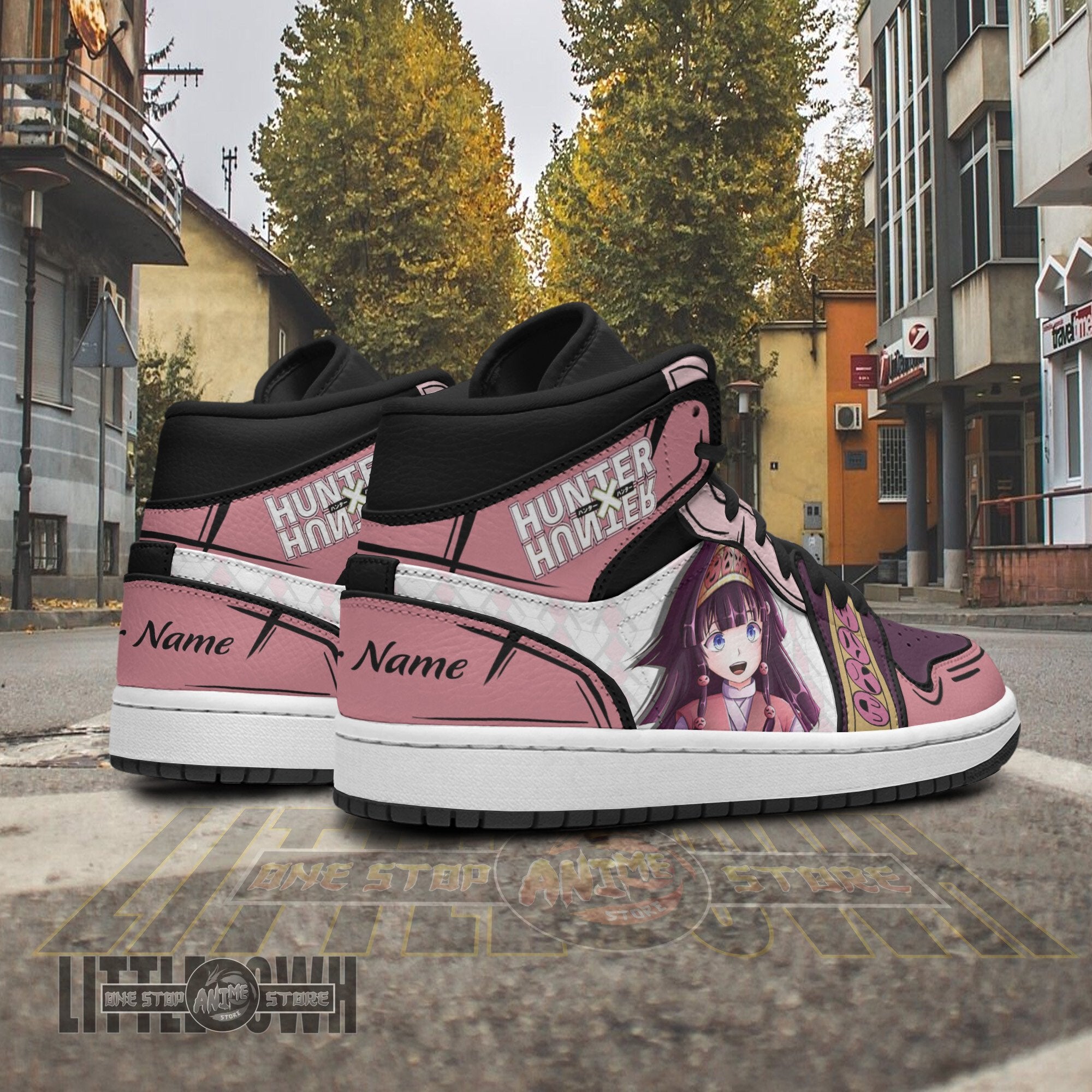 Ideafootwear Alluka Zoldyck AJ1 High Sneakers Shoes For Men And Women