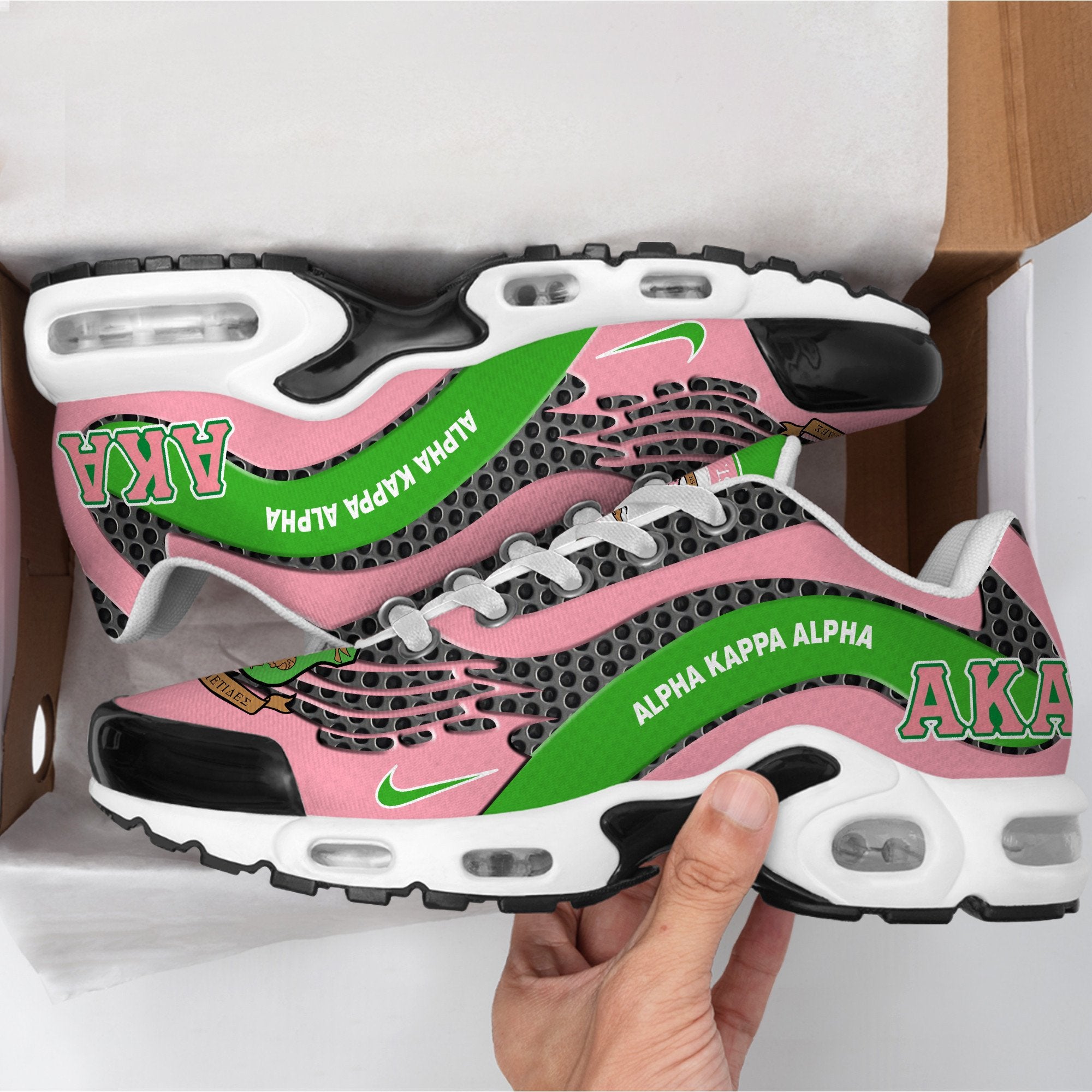 Ideafootwear ALPHA KAPPA ALPHA TN Shoes Sneakers For Men And Women