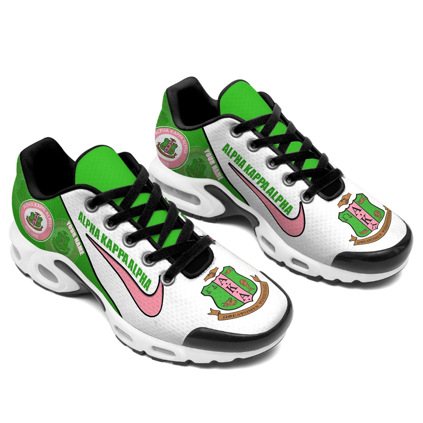 Ideafootwear ALPHA KAPPA ALPHA TN Shoes Sneakers For Men And Women