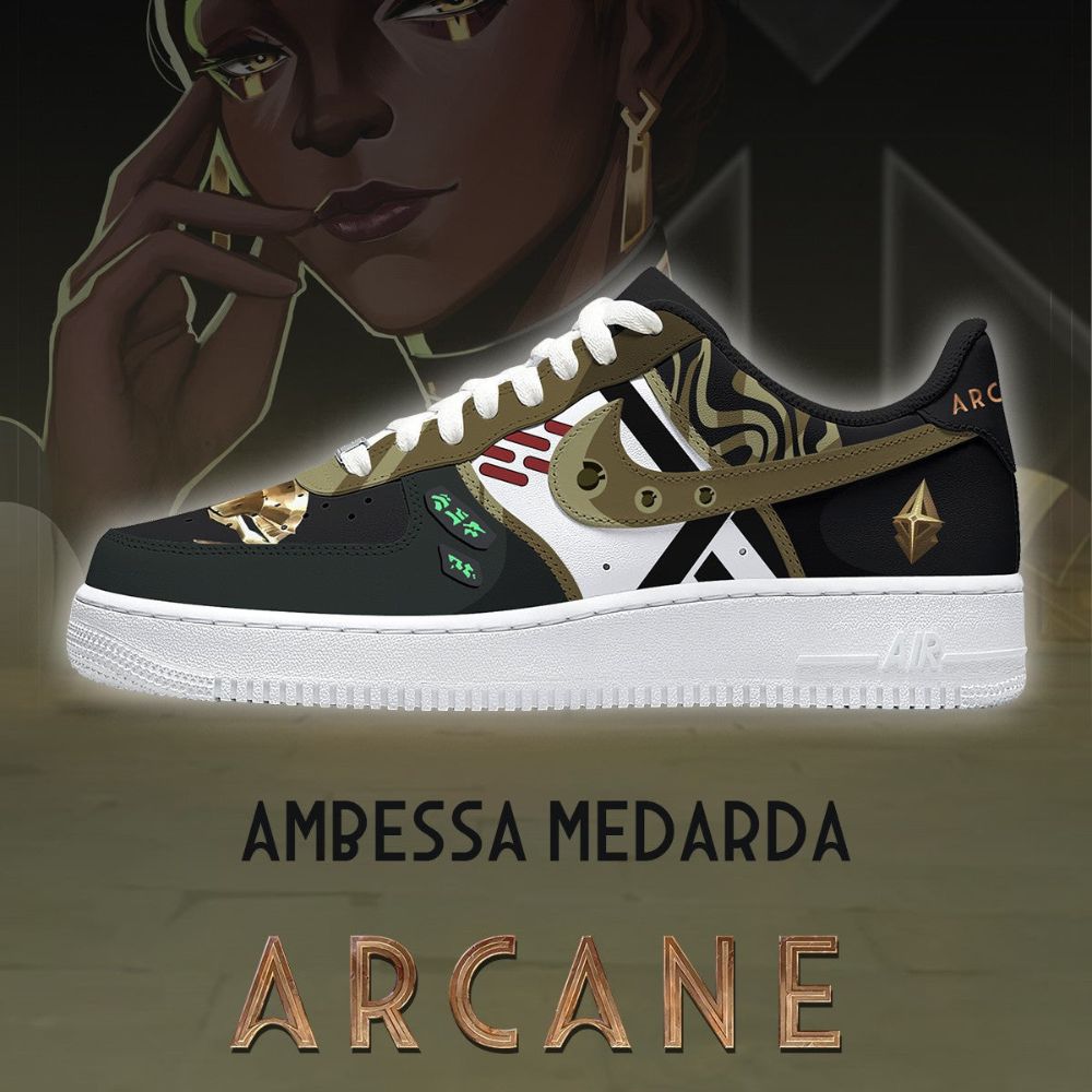 Ideafootwear Ambessa Medarda Arcane Air Low-Top Sneakers Shoes For Men And Women 1
