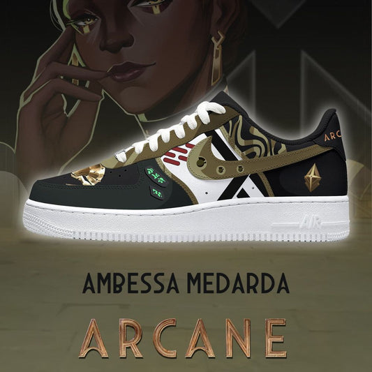 Ideafootwear Ambessa Medarda Arcane Air Low-Top Sneakers Shoes For Men And Women 1
