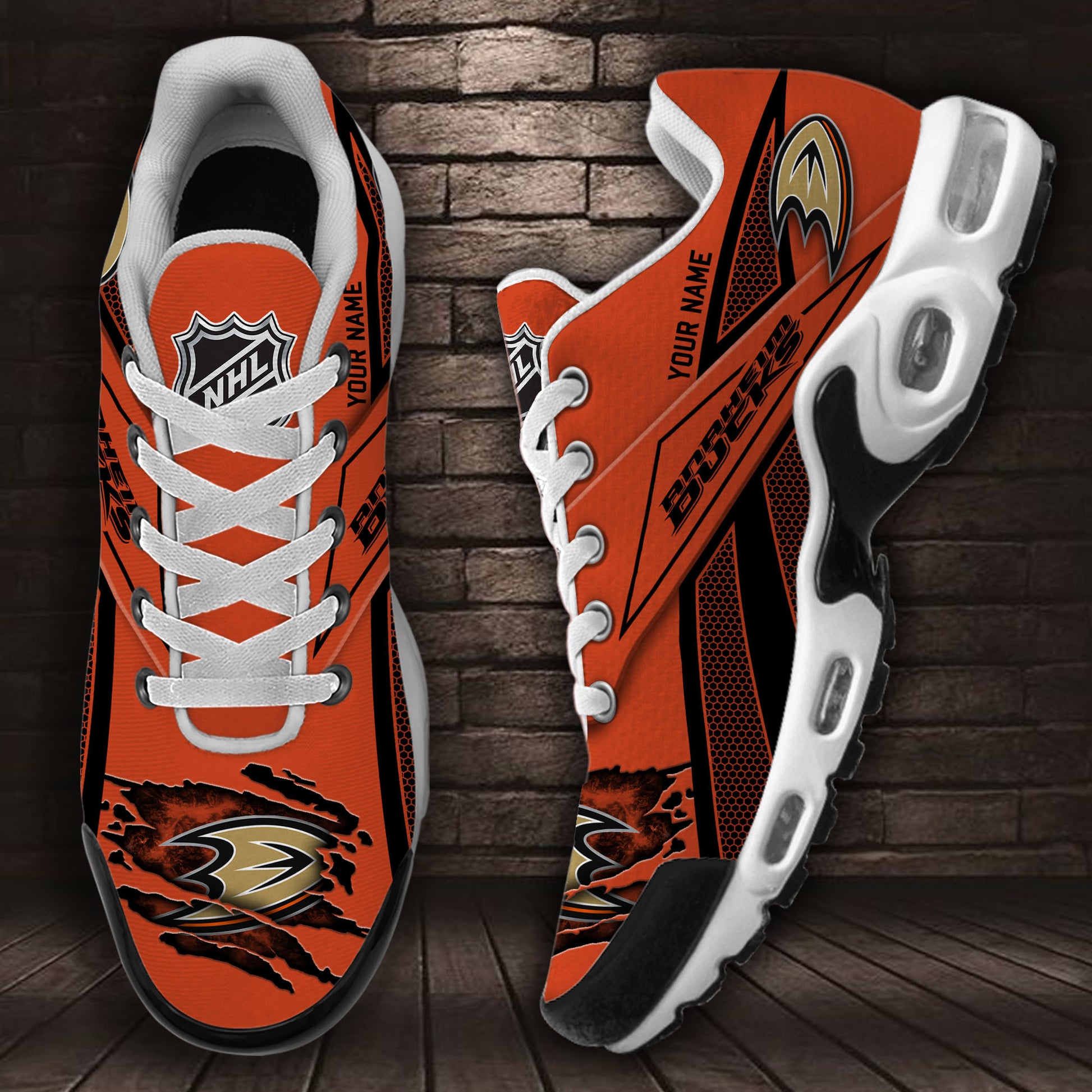 Ideafootwear Anaheim Ducks TN Shoes Sneakers For Men And Women