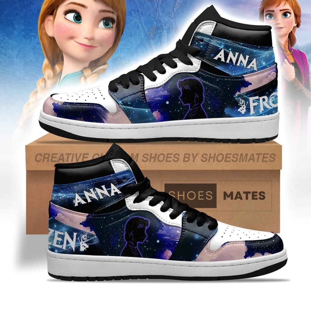 Ideafootwear Anna Frozen AJ1 High Sneakers Shoes For Men And Women