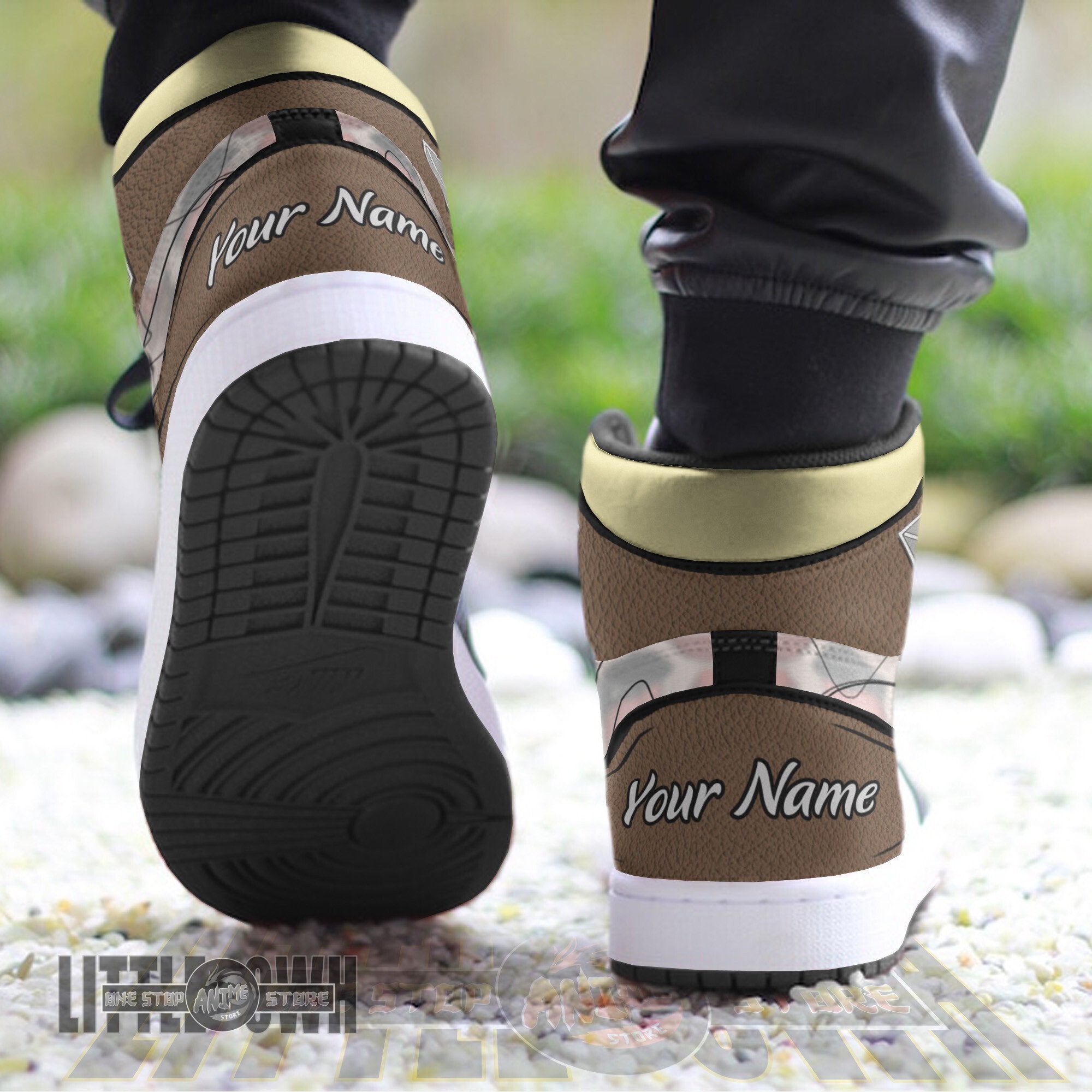 Ideafootwear Annie Leonhart AJ1 High Sneakers Shoes For Men And Women