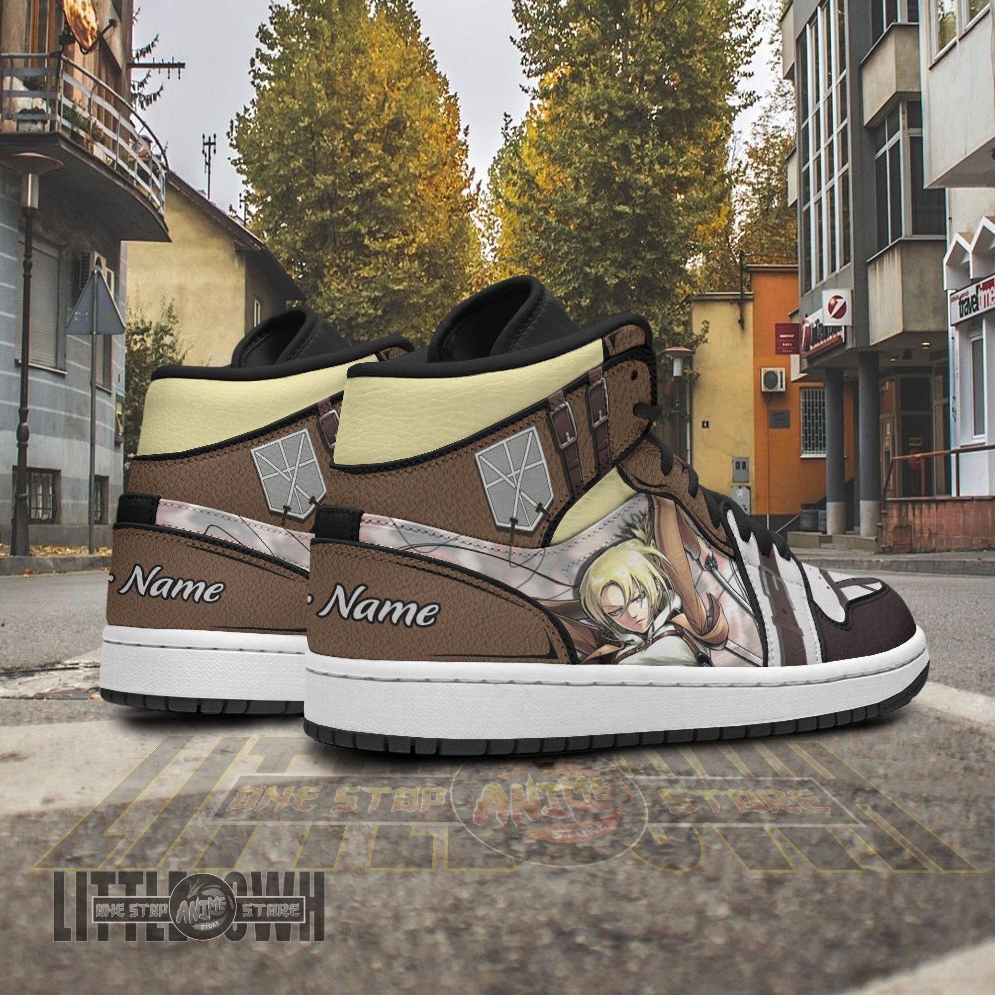 Ideafootwear Annie Leonhart AJ1 High Sneakers Shoes For Men And Women