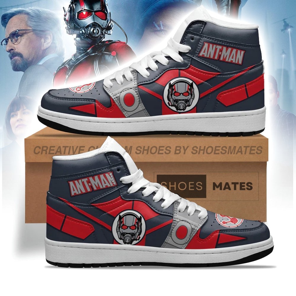Ideafootwear Ant Man AJ1 High Sneakers Shoes For Men And Women