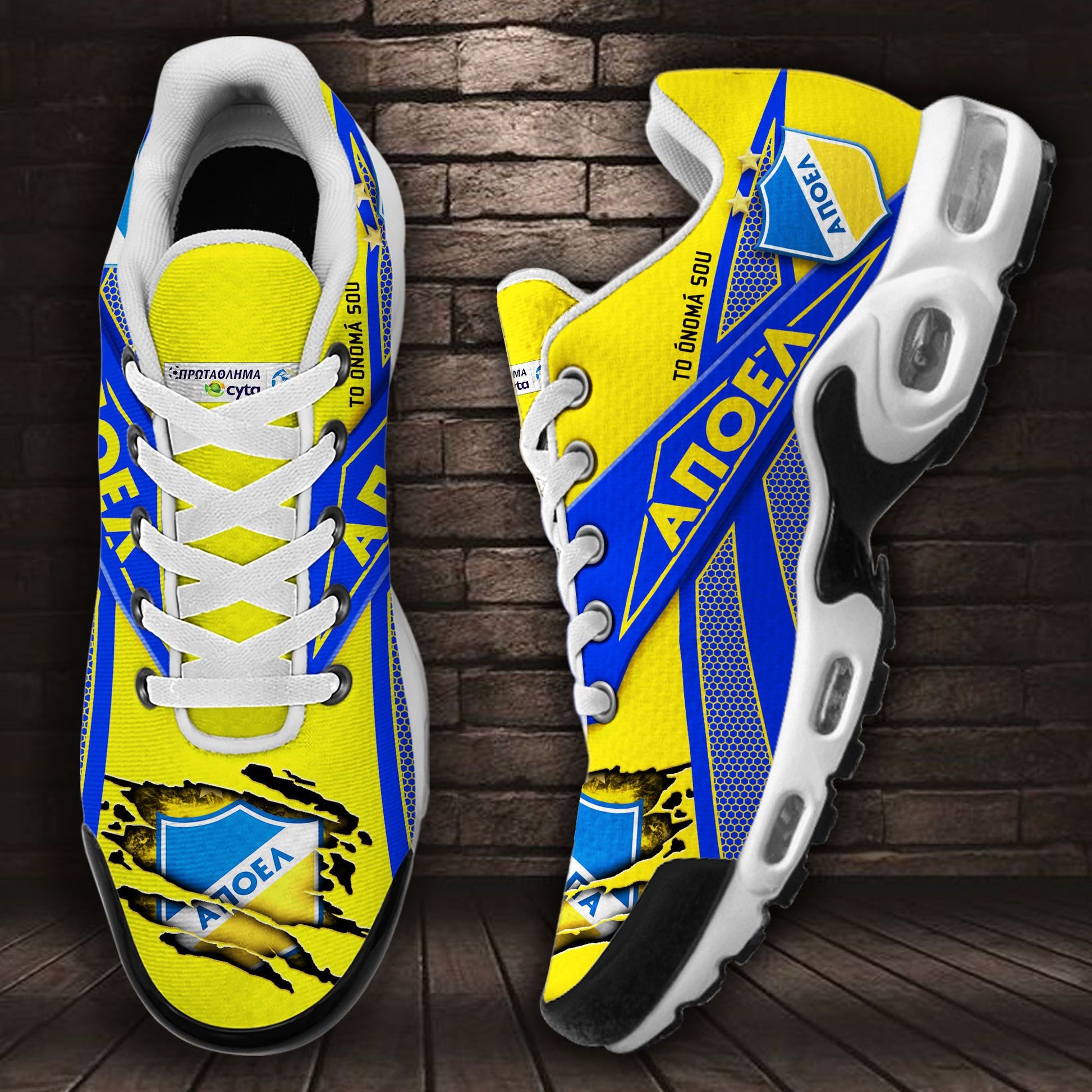 Ideafootwear APOEL FC TN Shoes Sneakers For Men And Women