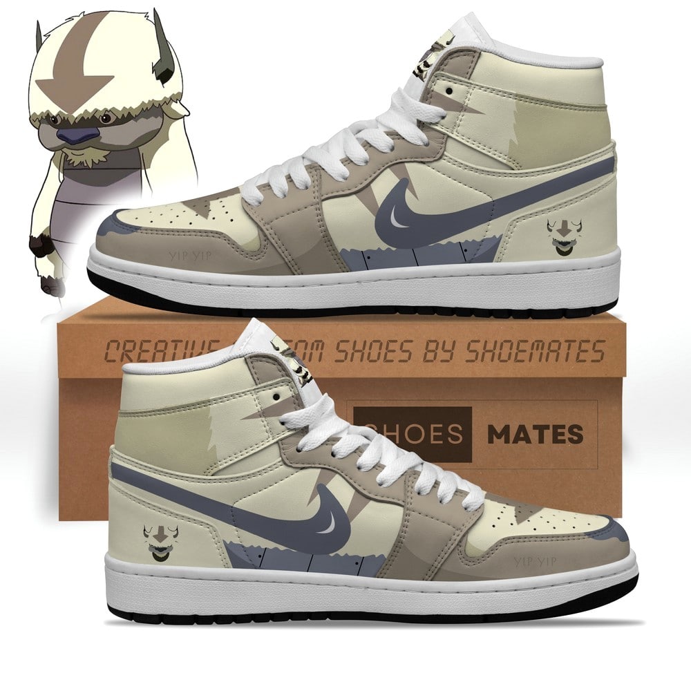Ideafootwear Appa Avatar The Last Airbender Air AJ1 High Sneakers Shoes For Men And Women