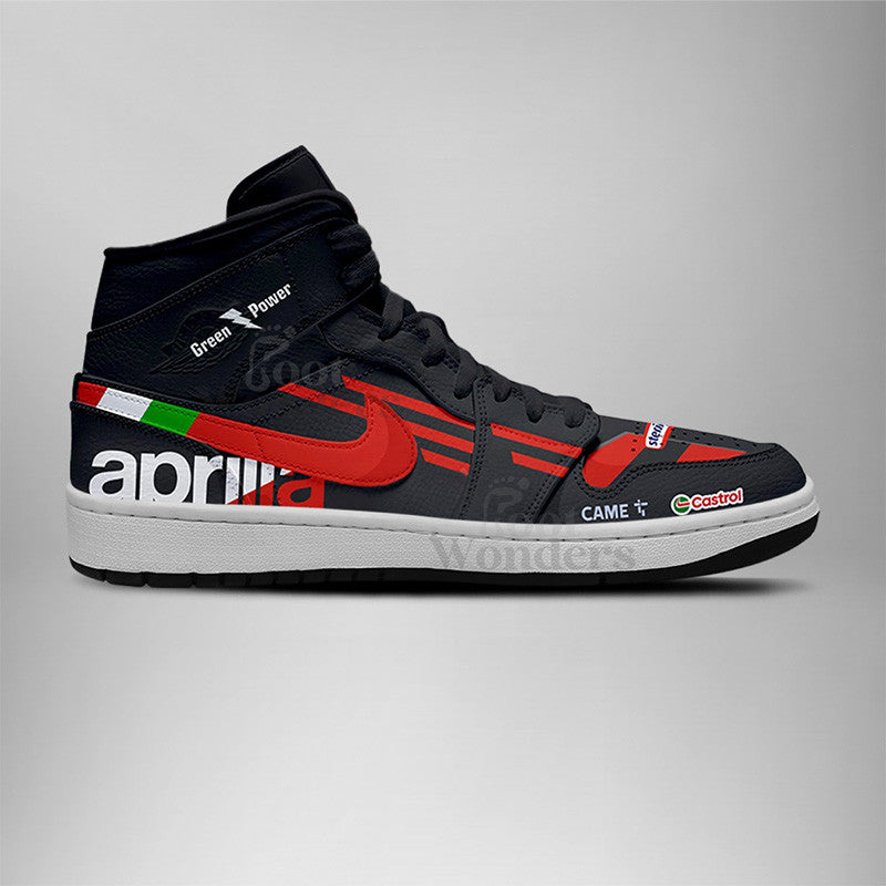 Ideafootwear Aprilia AJ1 High Sneakers Shoes For Men And Women