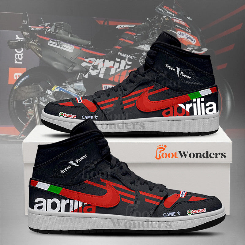 Ideafootwear Aprilia AJ1 High Sneakers Shoes For Men And Women