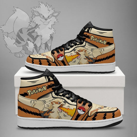 Ideafootwear Arcanine AJ1 High Sneakers Shoes For Men And Women