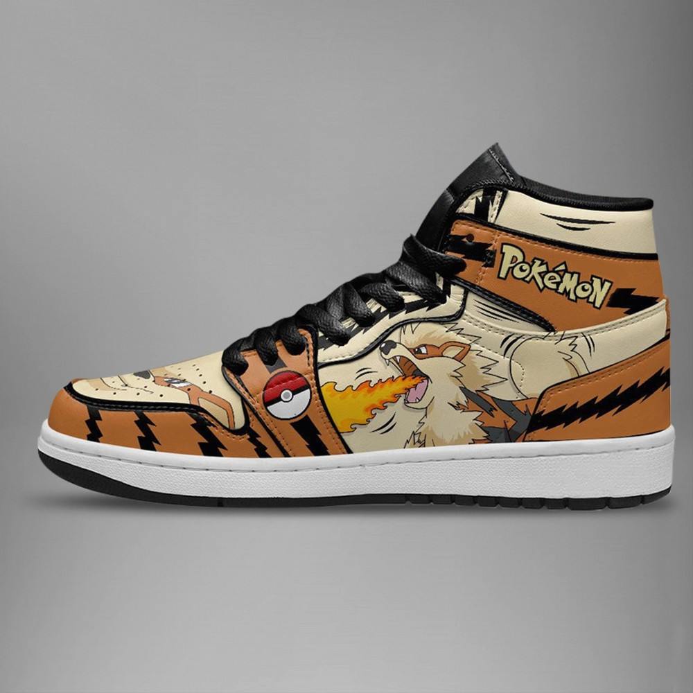 Ideafootwear Arcanine AJ1 High Sneakers Shoes For Men And Women