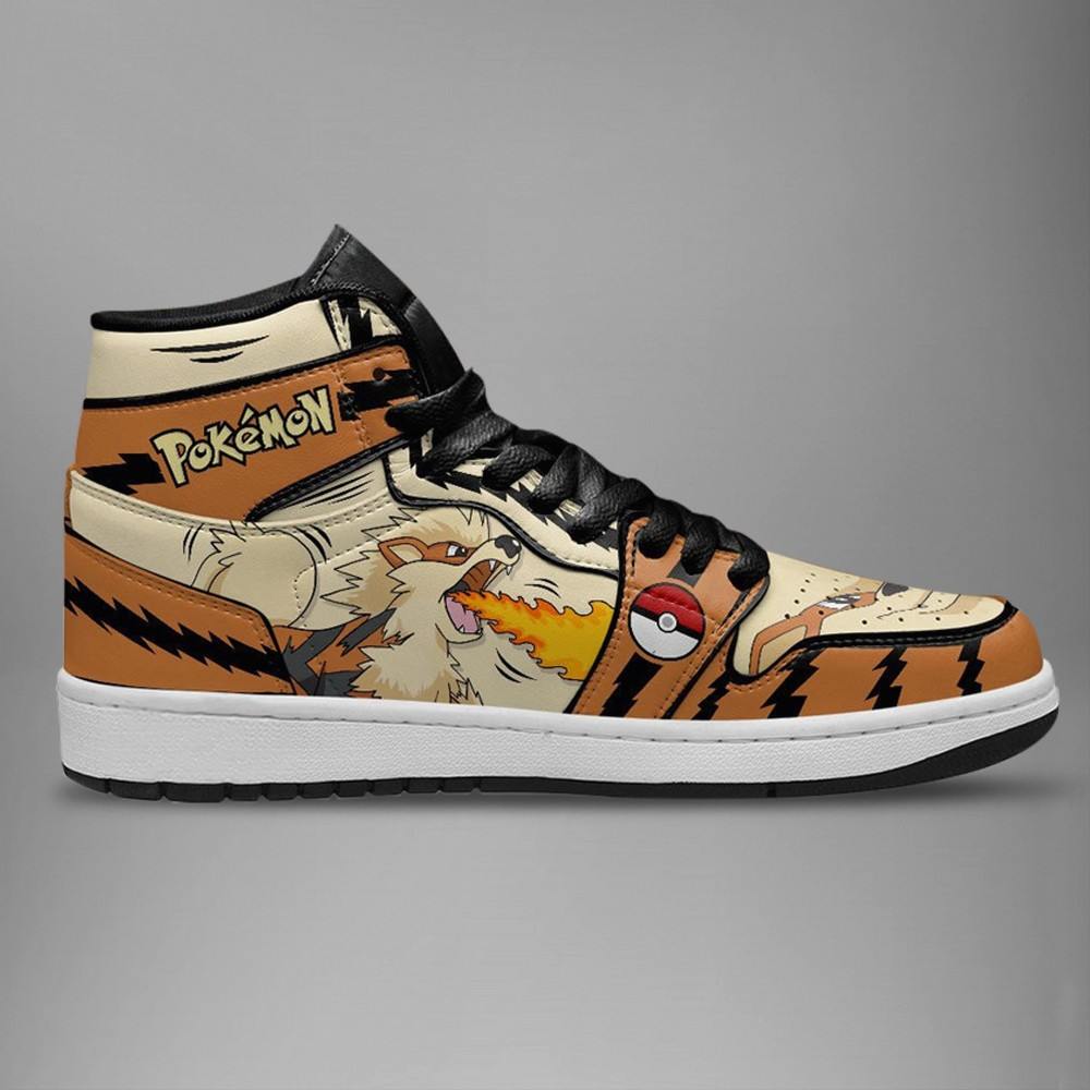 Ideafootwear Arcanine AJ1 High Sneakers Shoes For Men And Women