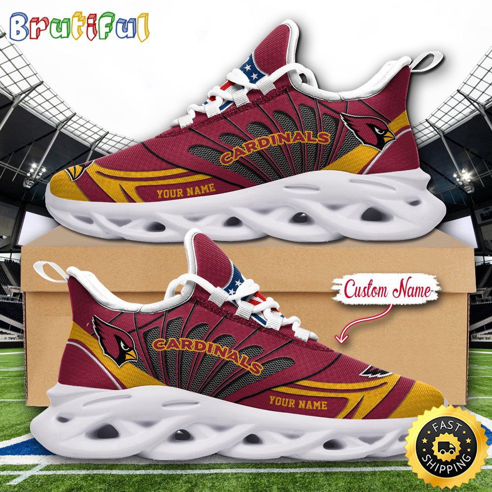 Ideafootwear Arizona Cardinals Max Soul Shoes Sneakers For Men And Women