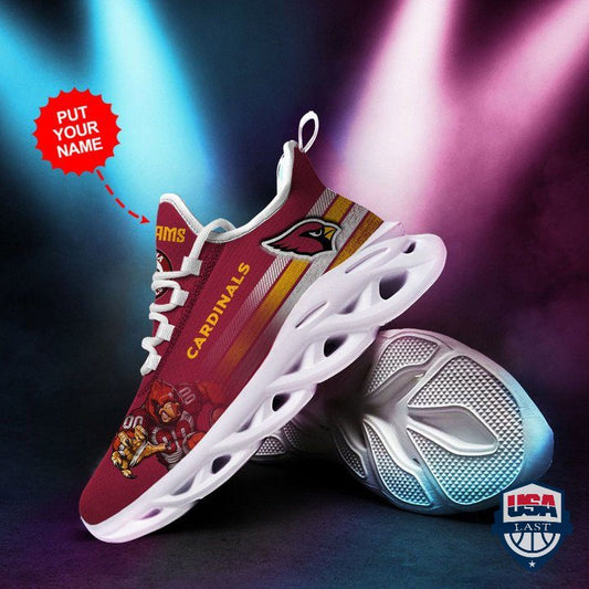 Ideafootwear Arizona Cardinals Max Soul Shoes Sneakers For Men And Women