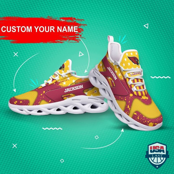 Ideafootwear Arizona Cardinals Max Soul Shoes Sneakers For Men And Women
