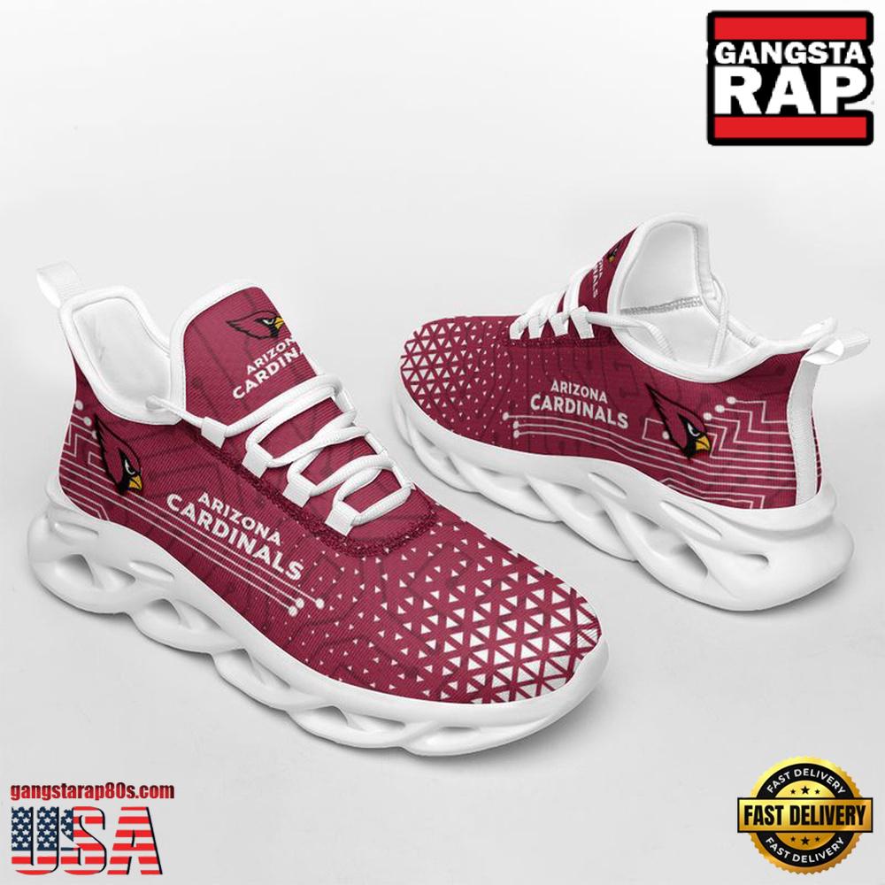Ideafootwear Arizona Cardinals Max Soul Shoes Sneakers For Men And Women