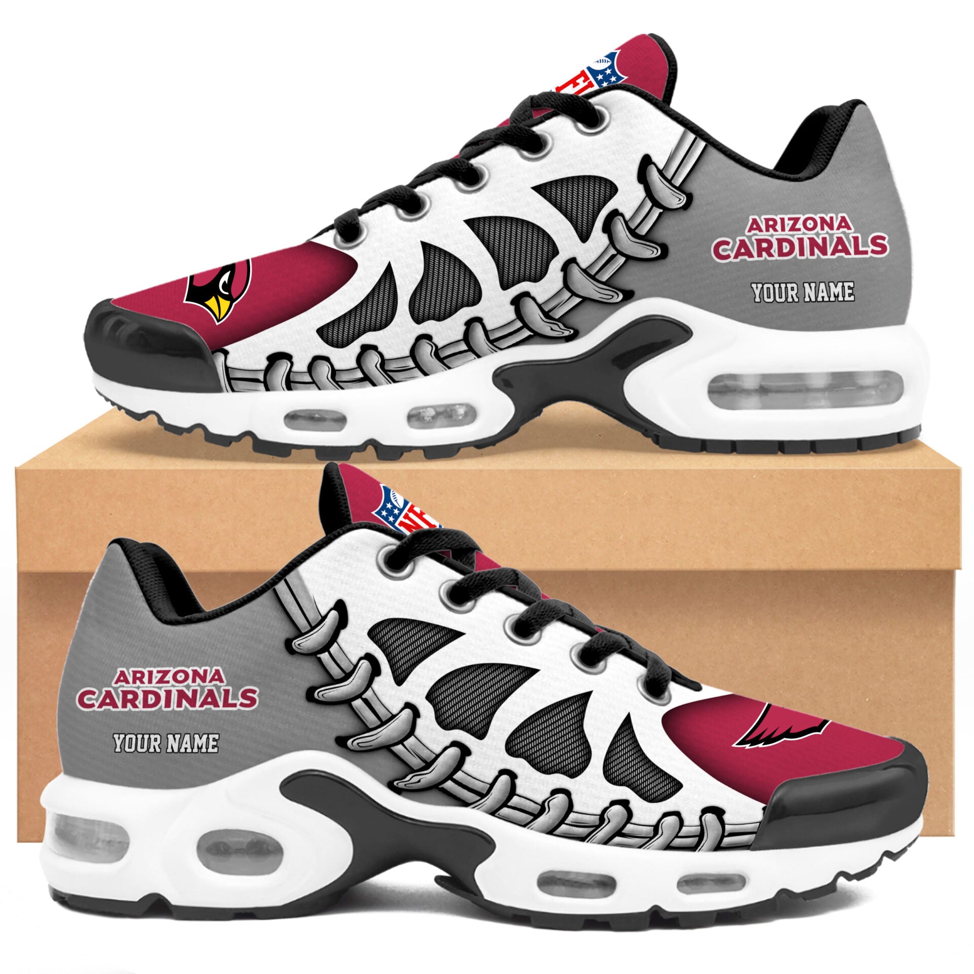 Ideafootwear Arizona Cardinals TN Shoes Sneakers For Men And Women