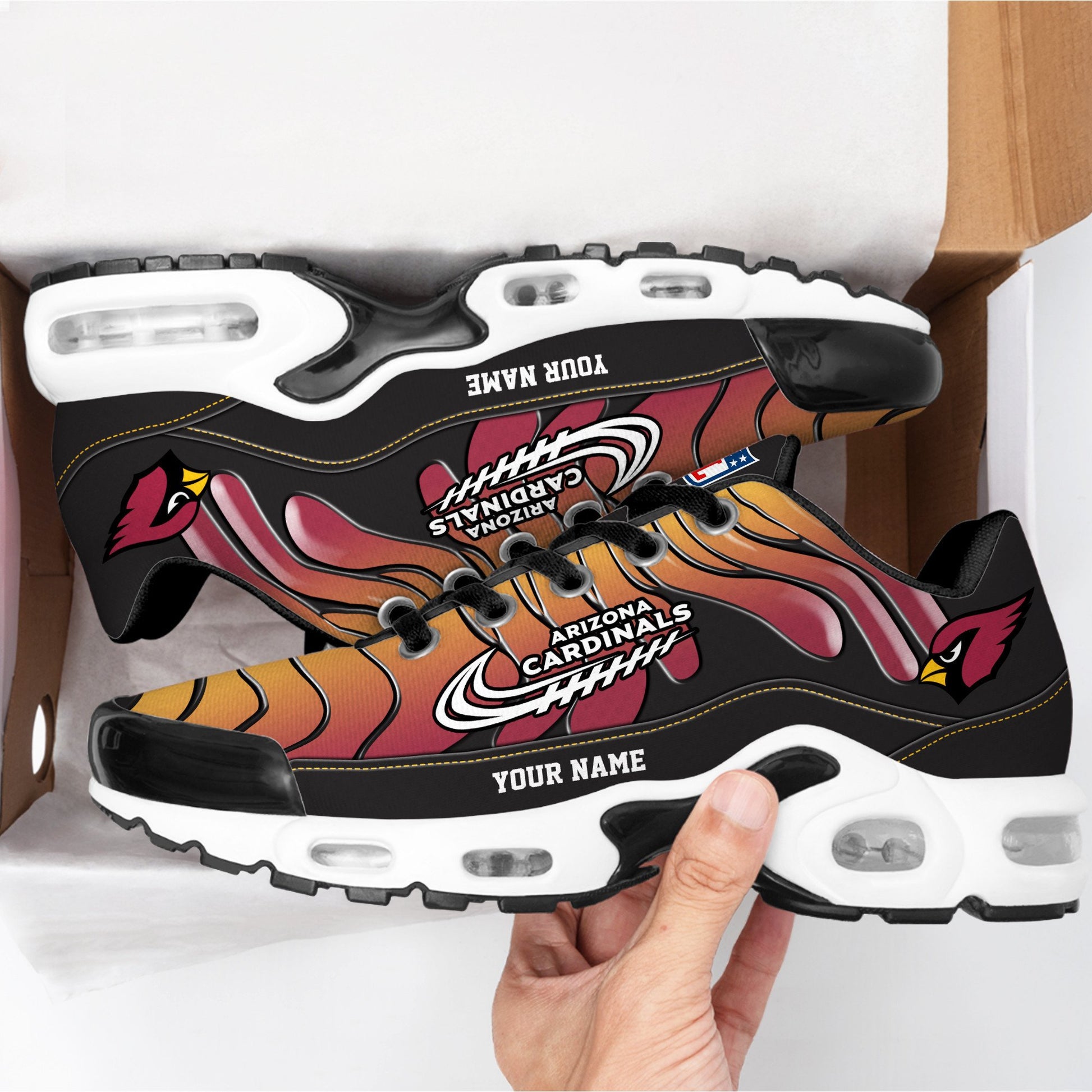 Ideafootwear Arizona Cardinals TN Shoes Sneakers For Men And Women