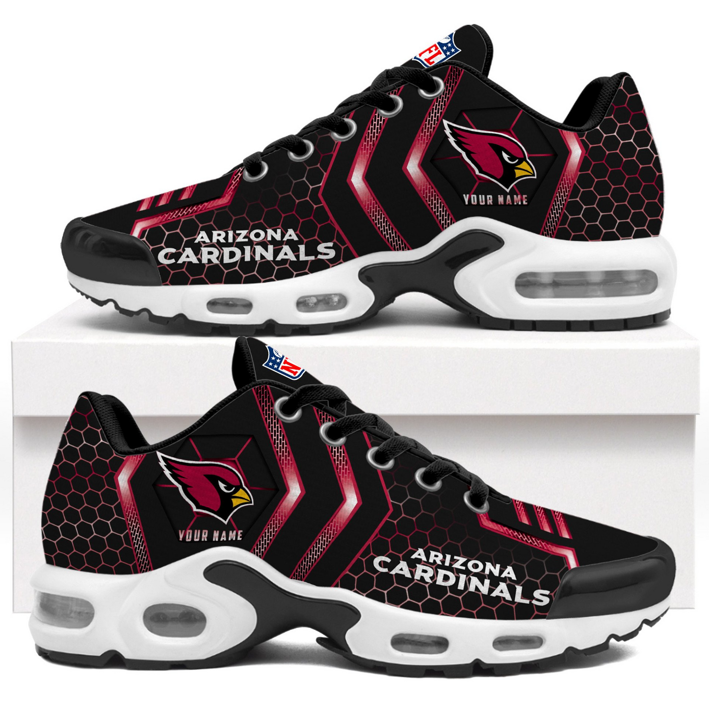 Ideafootwear Arizona Cardinals TN Shoes Sneakers For Men And Women