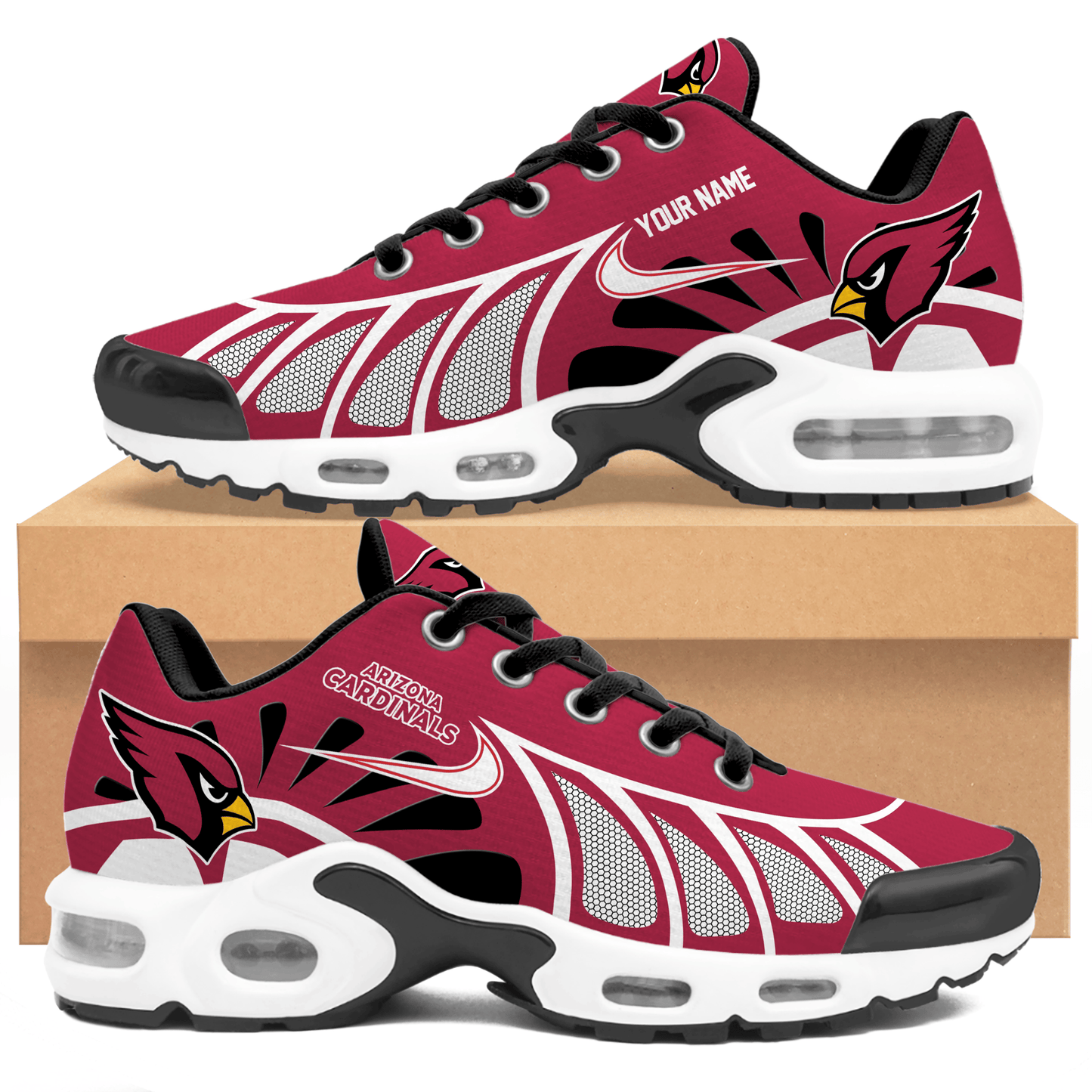 Ideafootwear Arizona Cardinals TN Shoes Sneakers For Men And Women