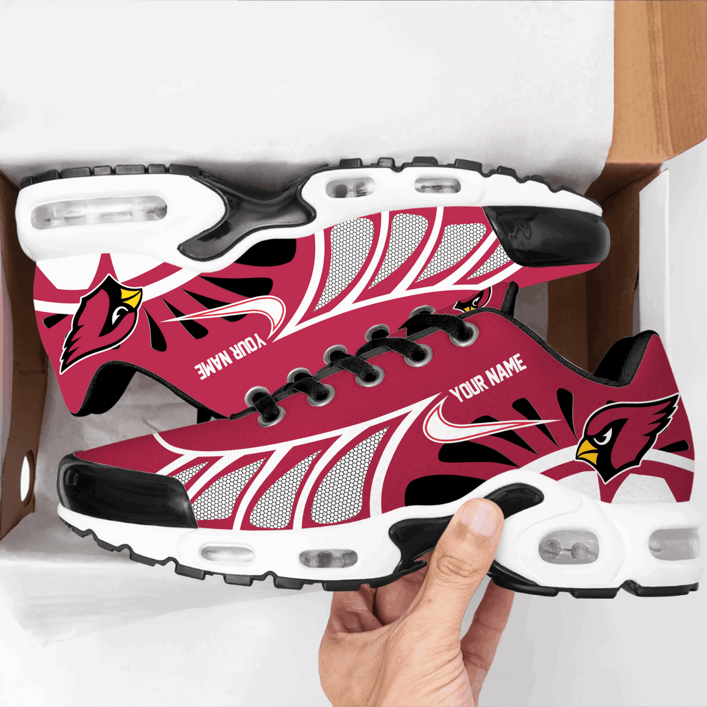 Ideafootwear Arizona Cardinals TN Shoes Sneakers For Men And Women