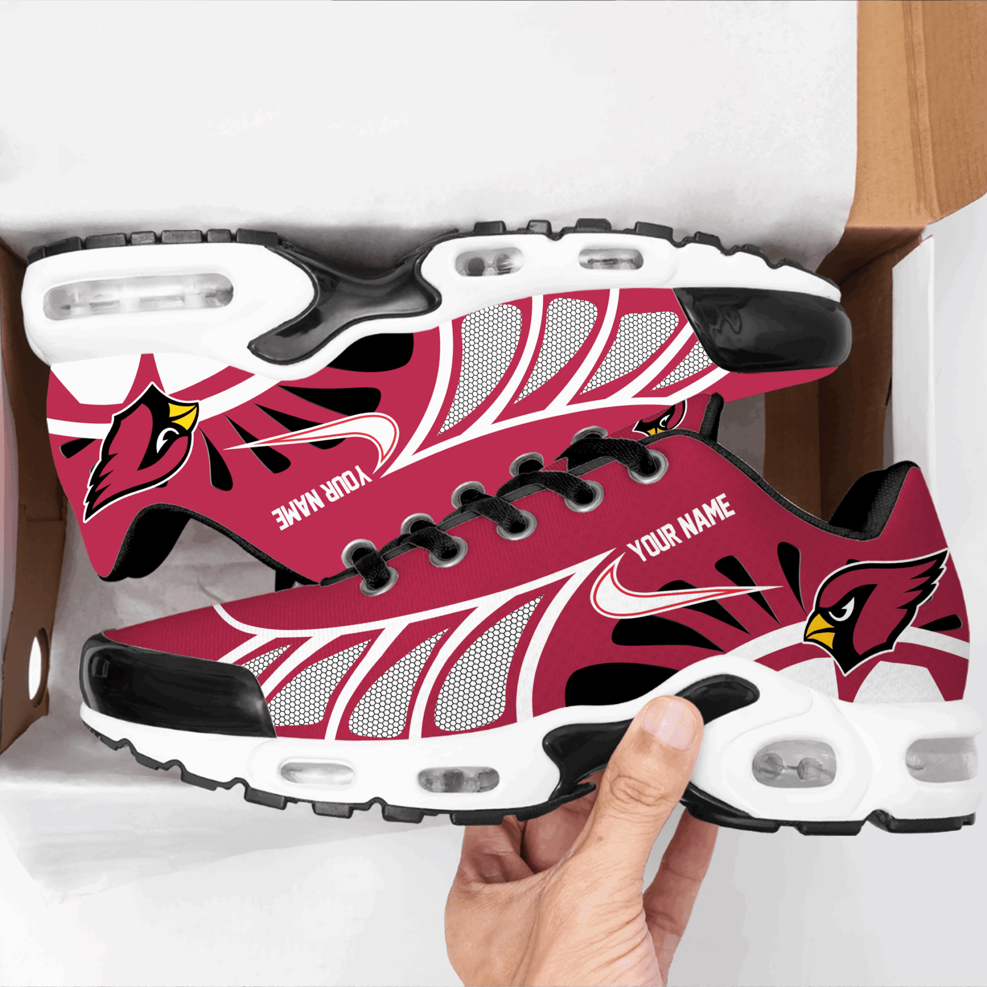 Ideafootwear Arizona Cardinals TN Shoes Sneakers For Men And Women