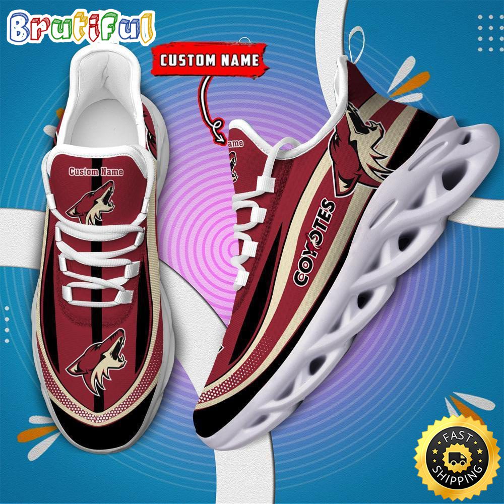 Ideafootwear Arizona Coyotes Max Soul Shoes Sneakers For Men And Women