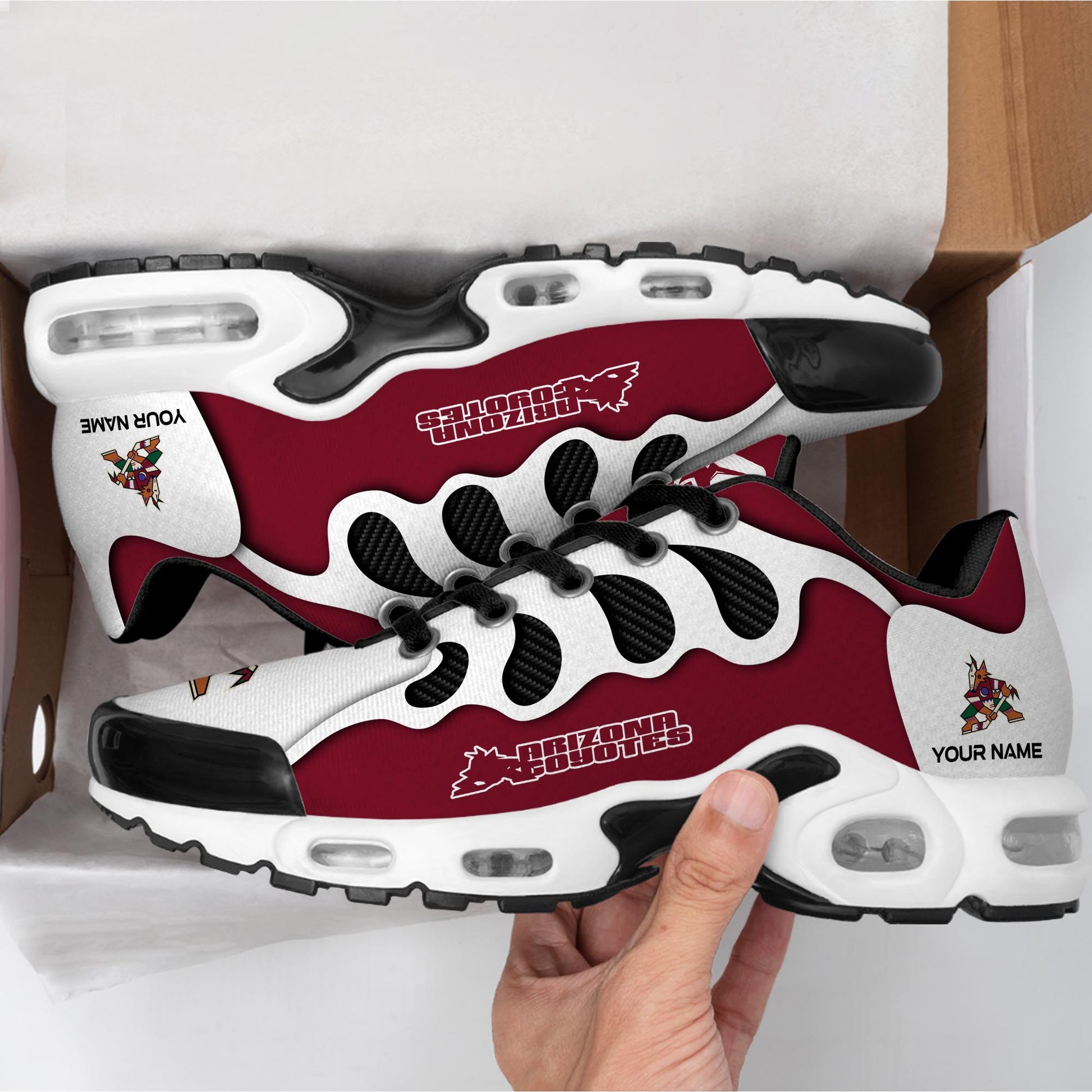 Ideafootwear Arizona Coyotes TN Shoes Sneakers For Men And Women