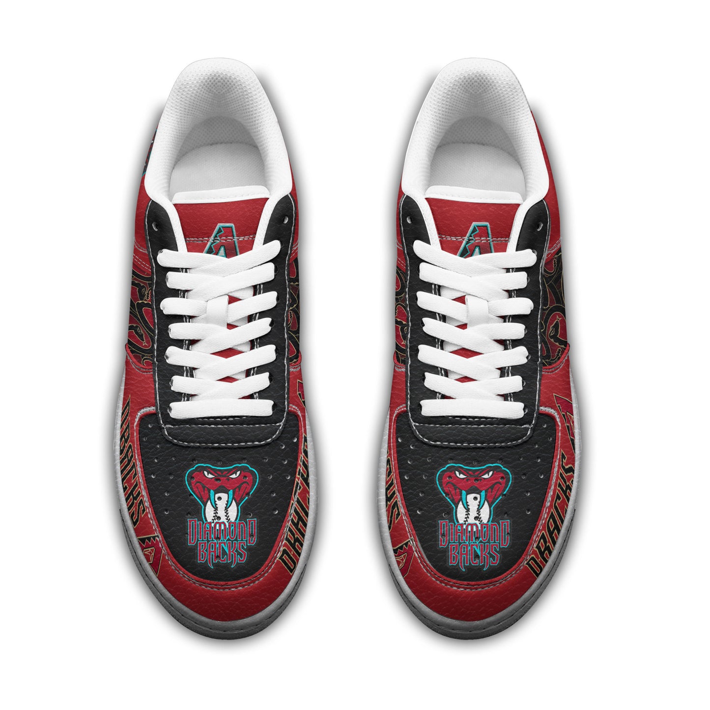 Ideafootwear Arizona Diamondbacks Air Low-Top Sneakers Shoes For Men And Women 2