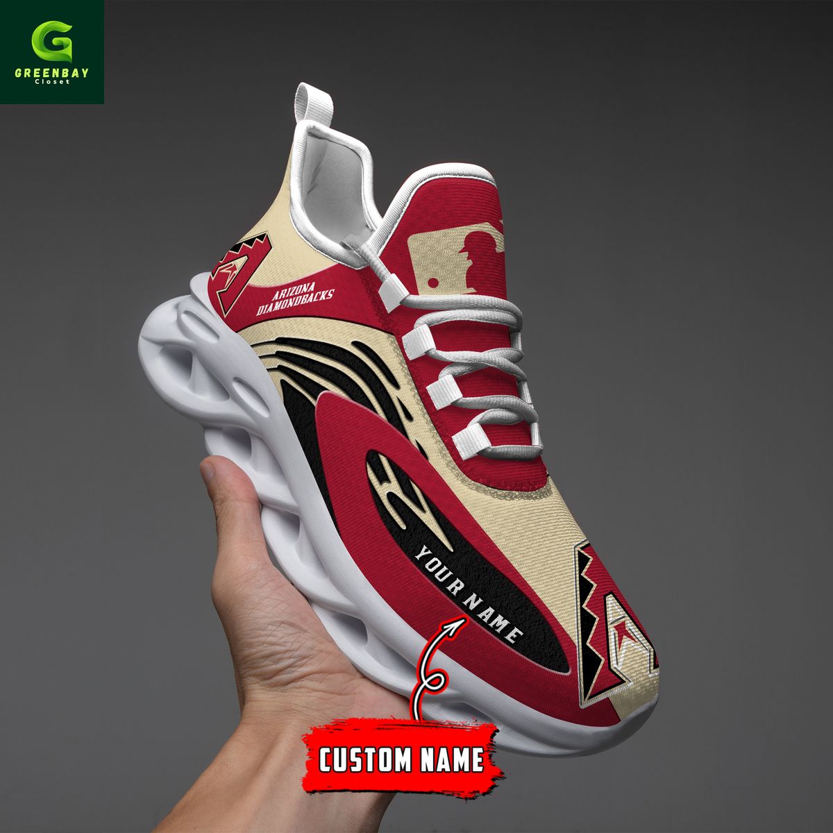 Ideafootwear Arizona Diamondbacks Max Soul Shoes Sneakers For Men And Women