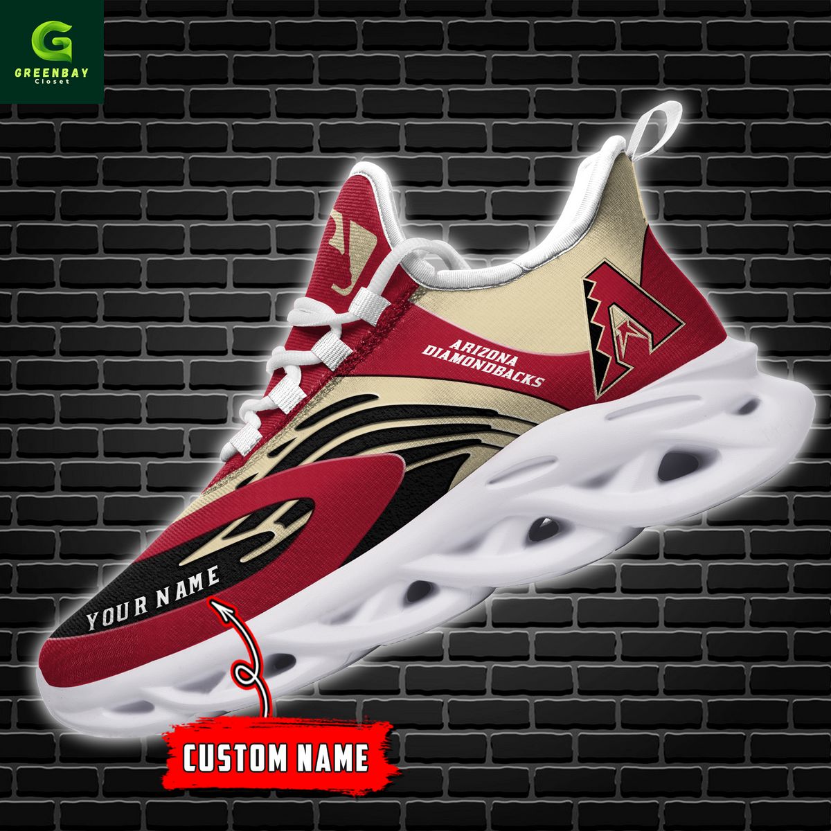 Ideafootwear Arizona Diamondbacks Max Soul Shoes Sneakers For Men And Women