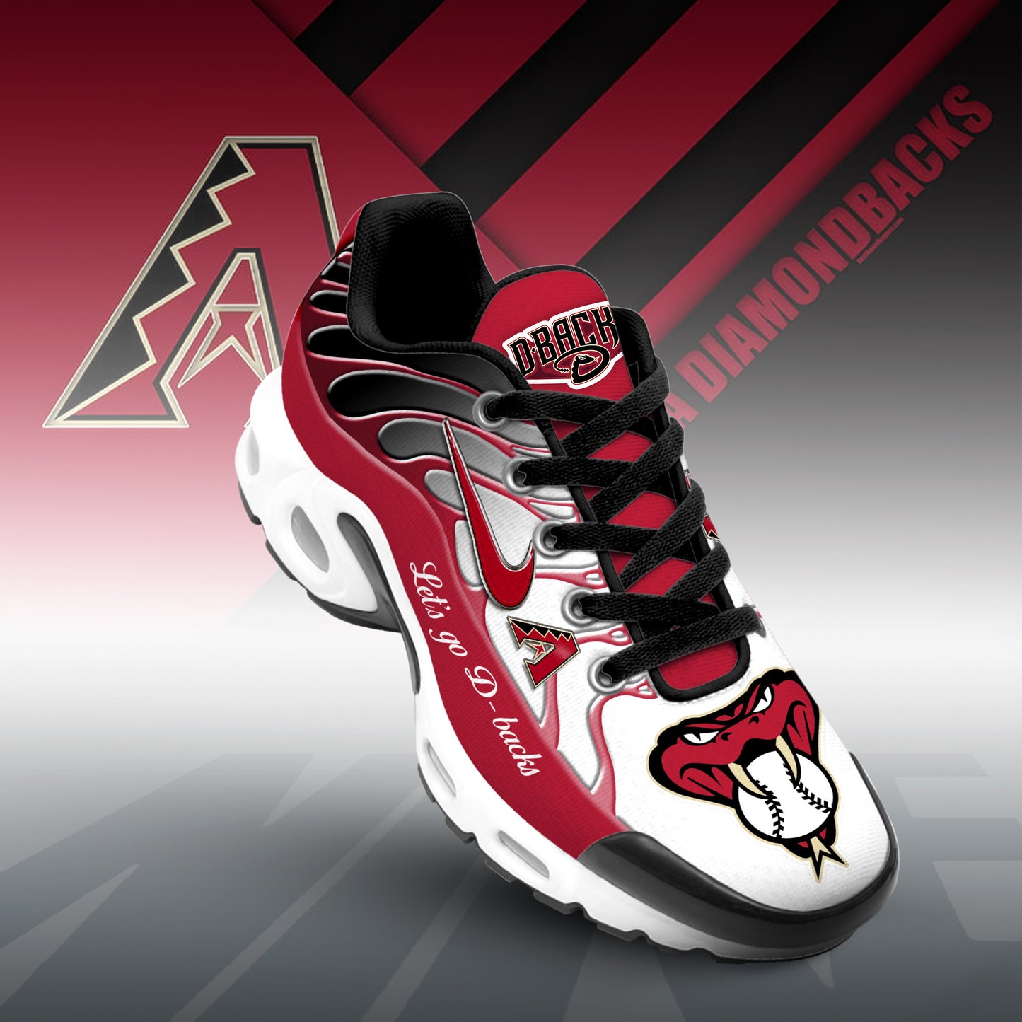 Ideafootwear Arizona Diamondbacks TN Shoes Sneakers For Men And Women