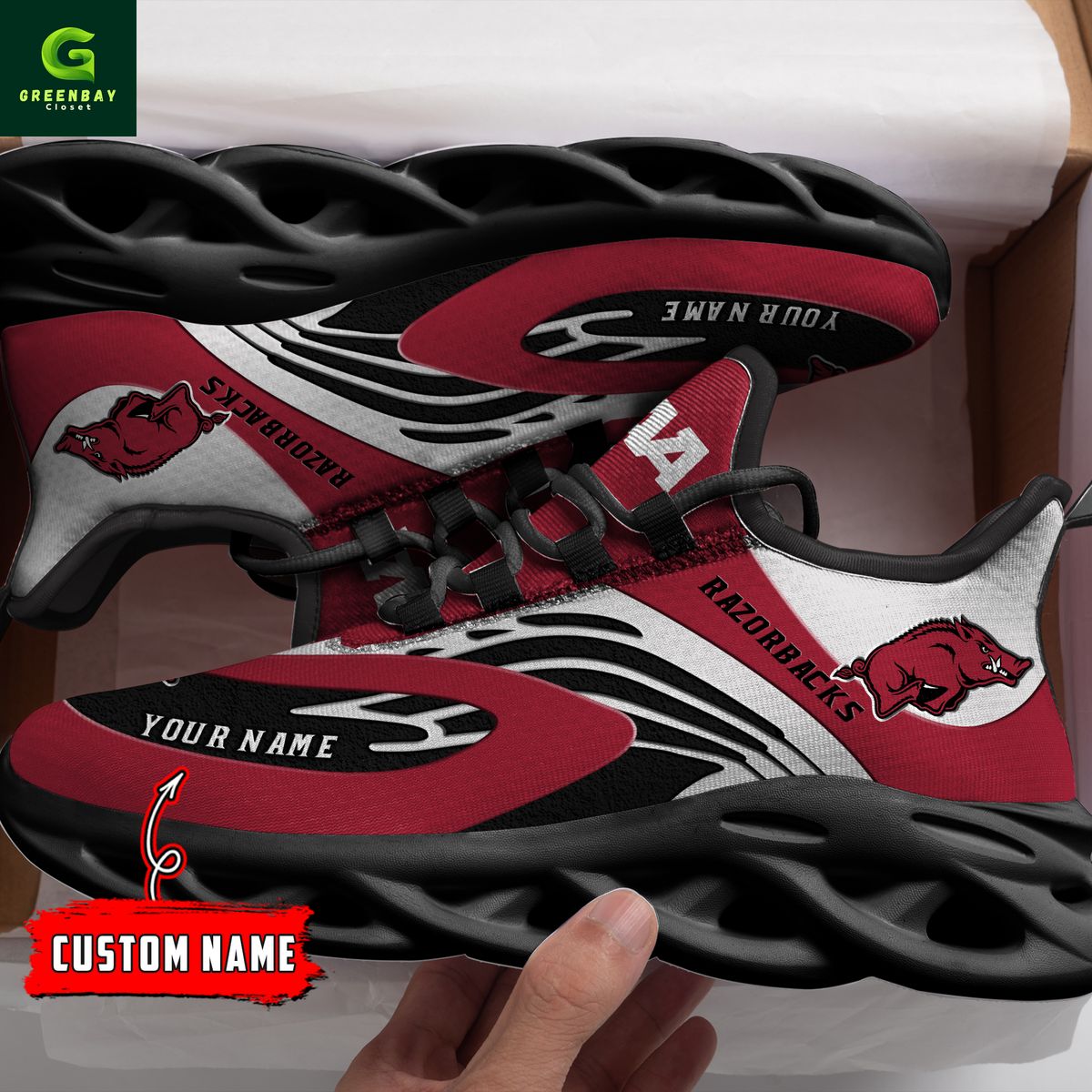 Ideafootwear Arkansas Razorbacks Max Soul Shoes Sneakers For Men And Women