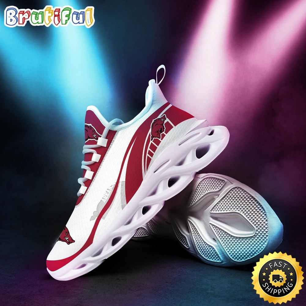 Ideafootwear Arkansas Razorbacks Max Soul Shoes Sneakers For Men And Women