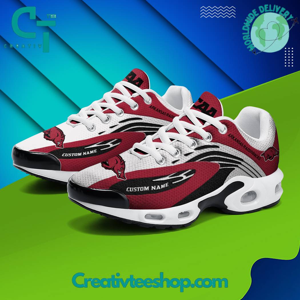 Ideafootwear Arkansas Razorbacks TN Shoes Sneakers For Men And Women