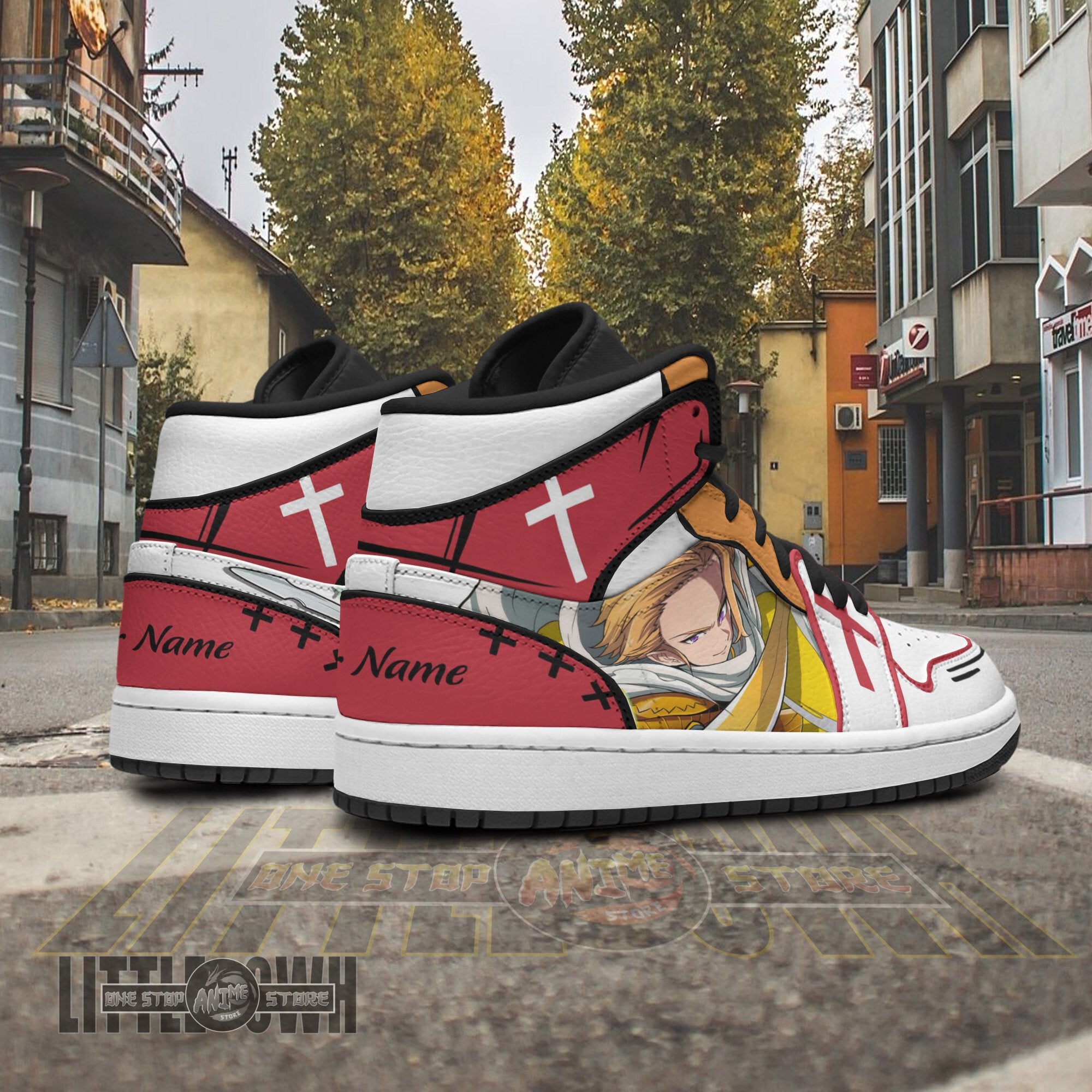 Ideafootwear Arthur Pendragon AJ1 High Sneakers Shoes For Men And Women