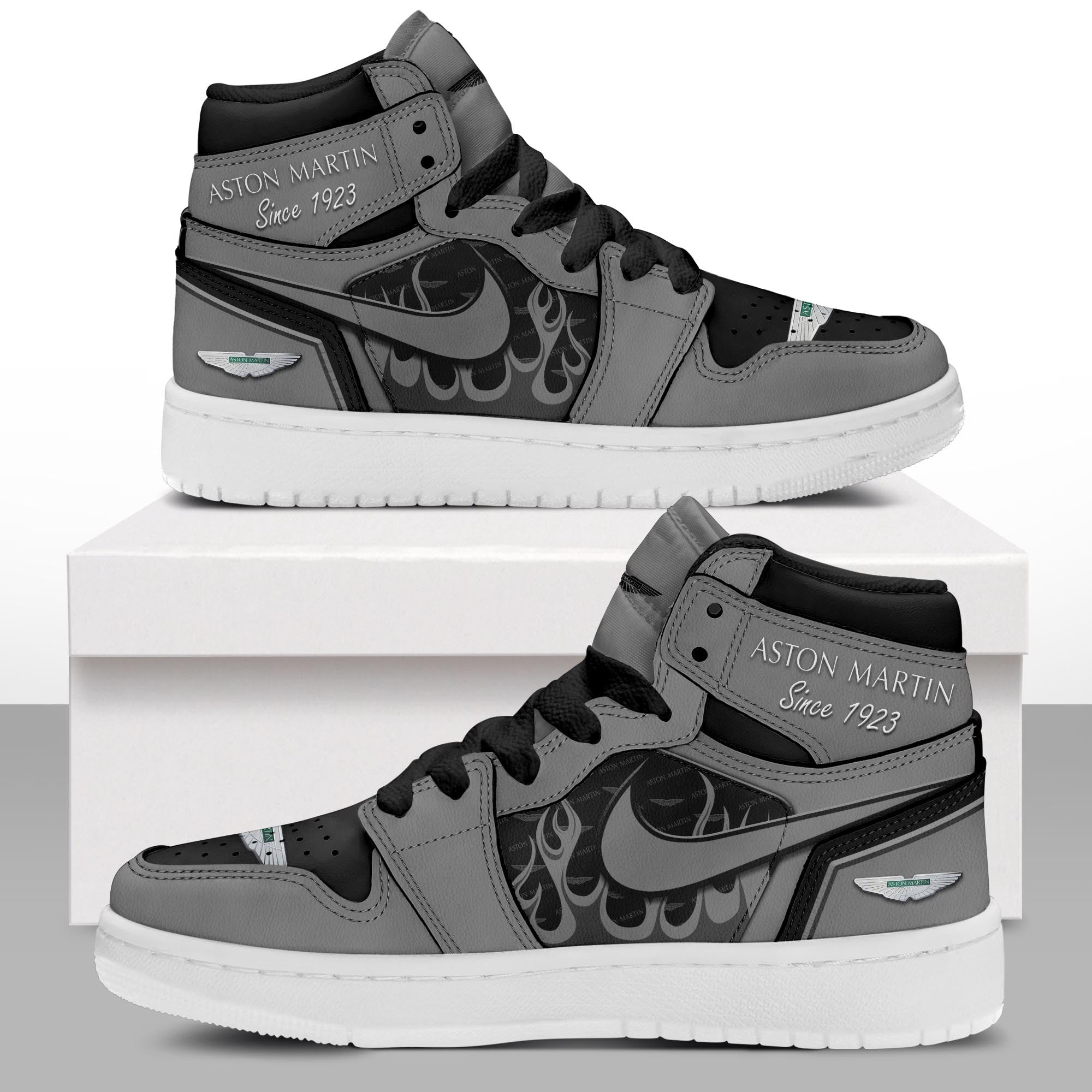 Ideafootwear Aston-Martin AJ1 High Sneakers Shoes For Men And Women