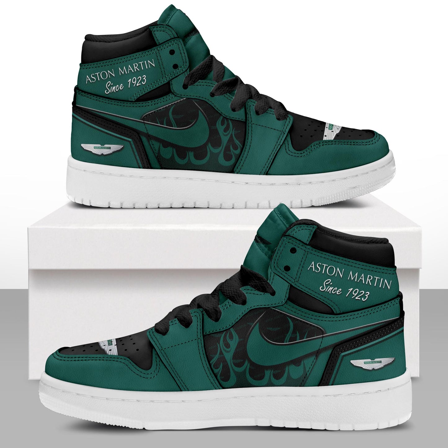 Ideafootwear Aston-Martin AJ1 High Sneakers Shoes For Men And Women