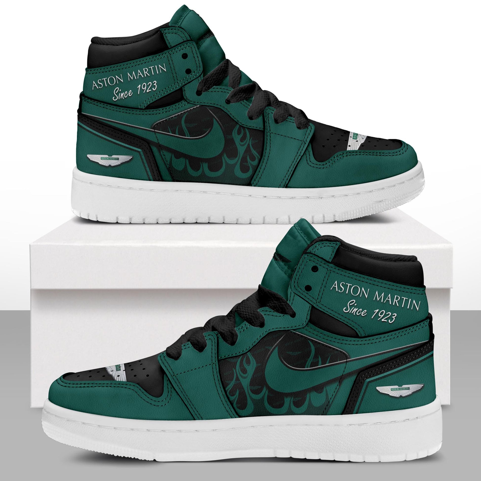 Ideafootwear Aston-Martin AJ1 High Sneakers Shoes For Men And Women