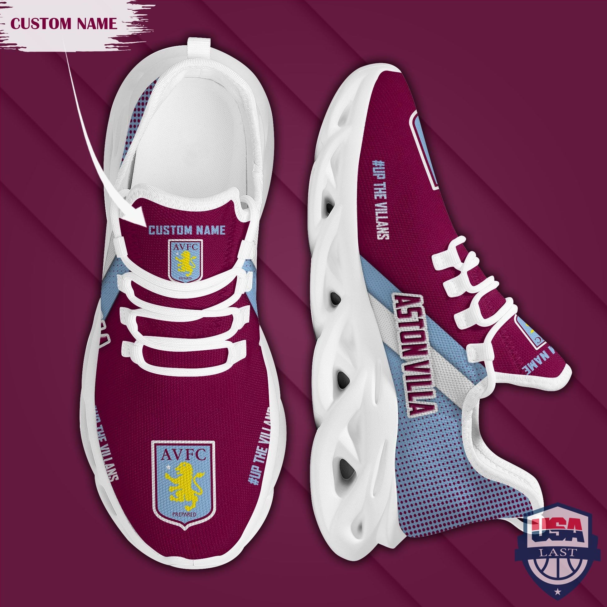 Ideafootwear Aston Villa Max Soul Shoes Sneakers For Men And Women